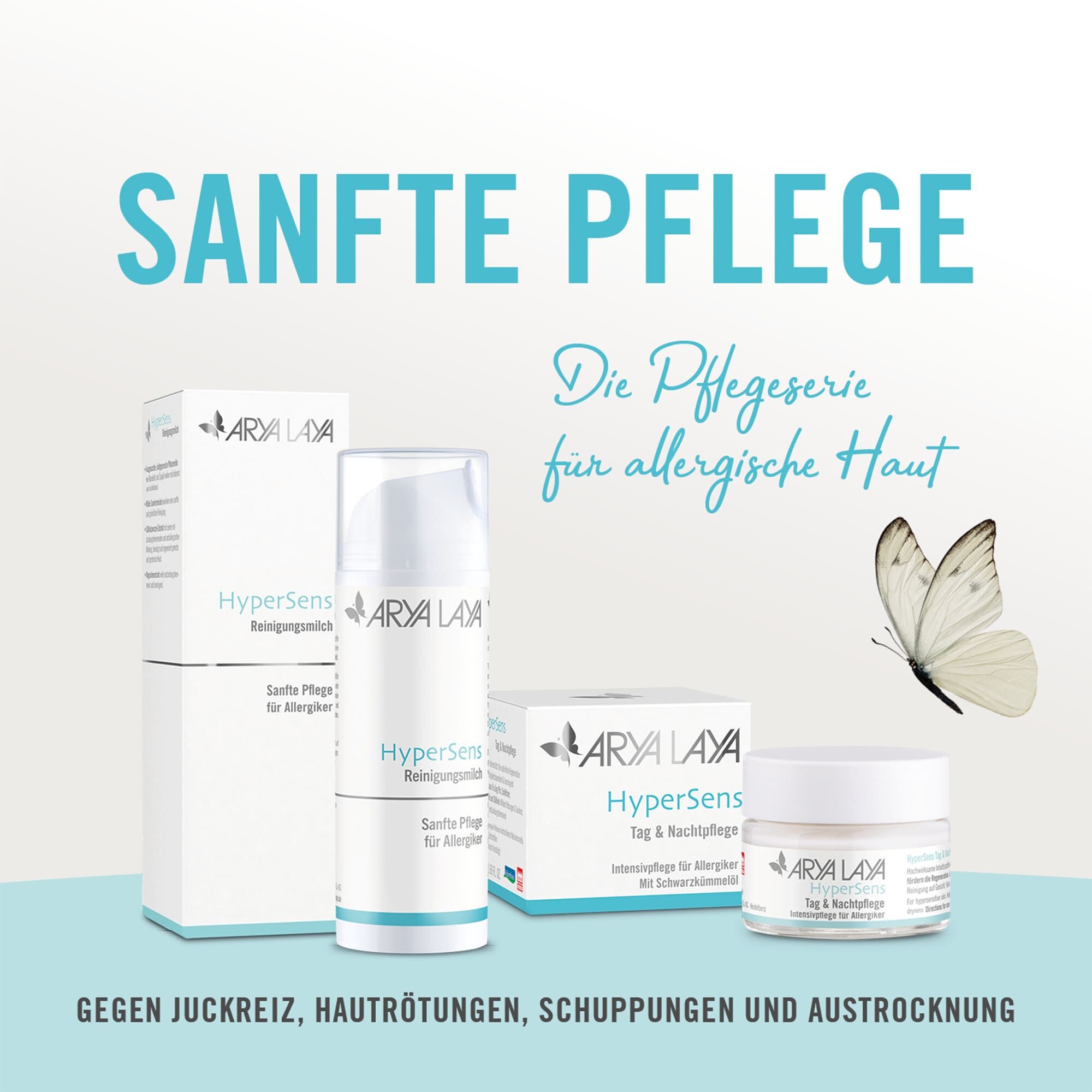 Sanfte Pflege: Die Pflegeserie für allergische Haut