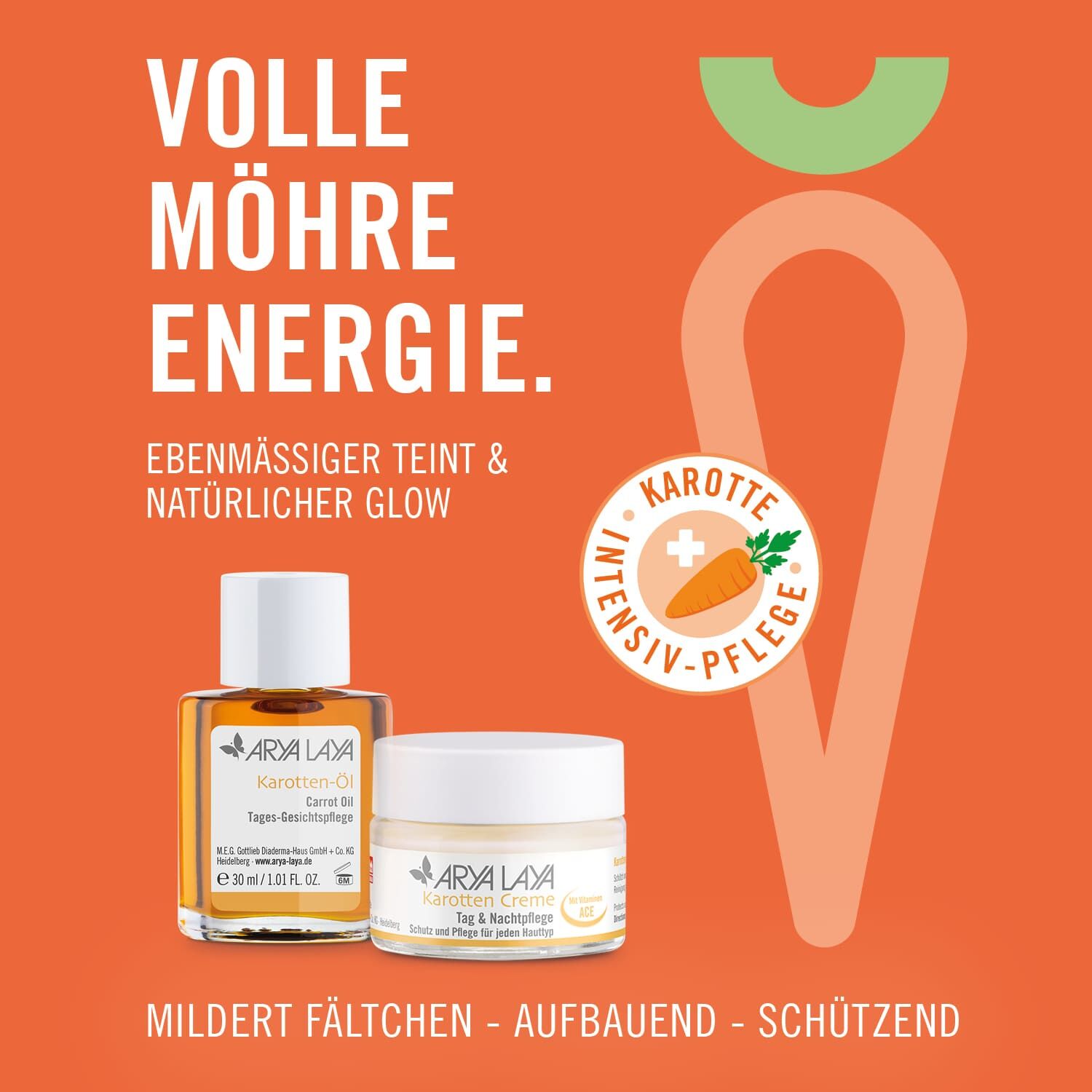 Volle Möhre Energie: ebenmäßiger Teint & natürlicher Glow