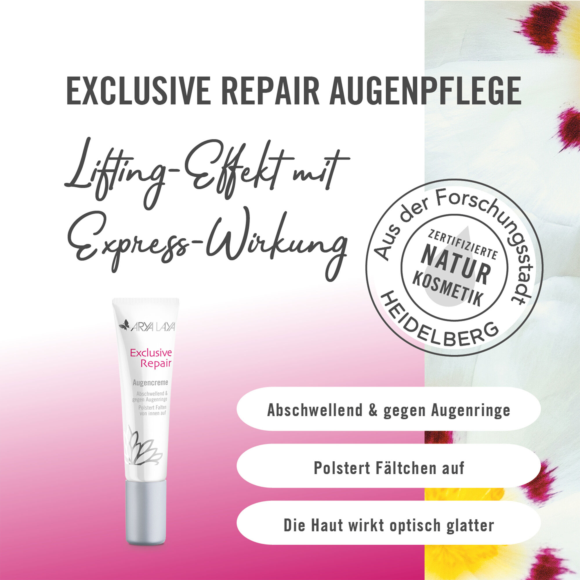 Wirkweise ARYA LAYA Exclusive Repair Augencreme