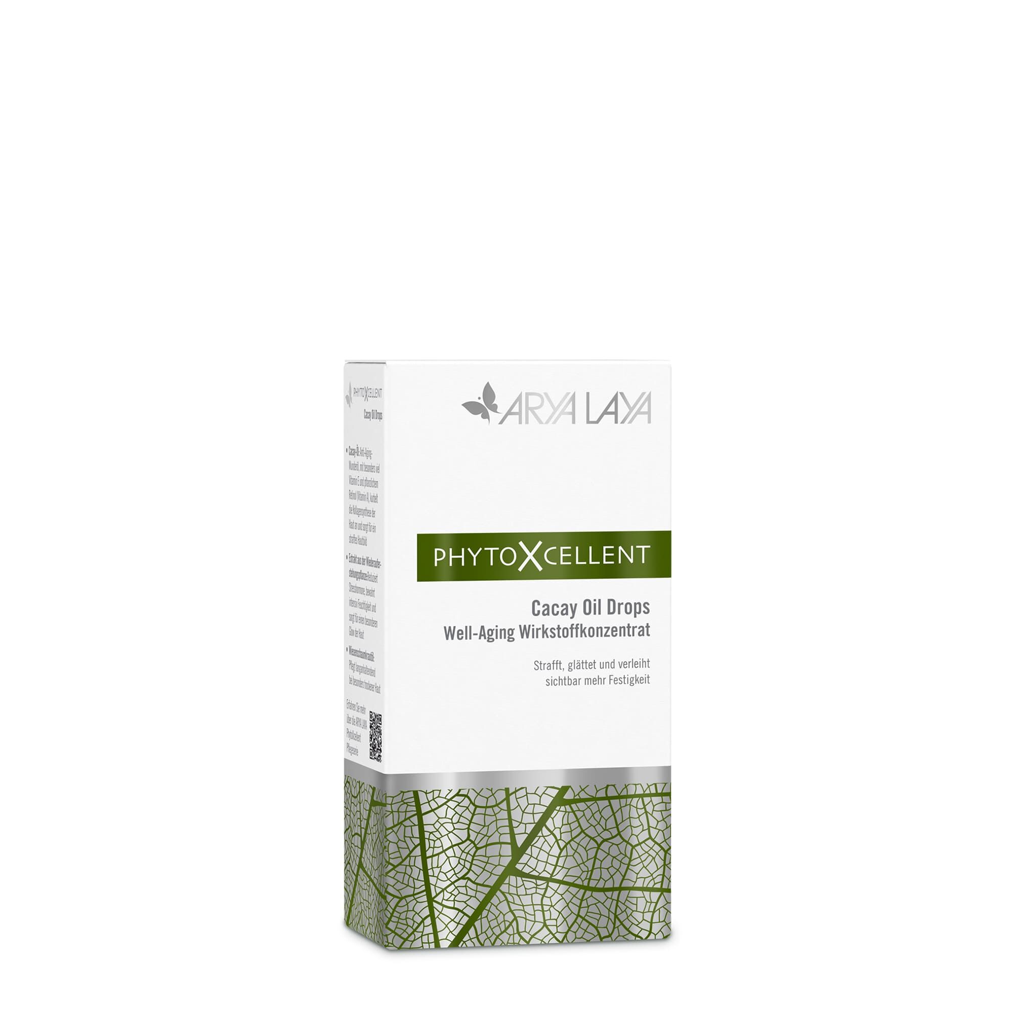 Faltschachtel mit ARYA LAYA PhytoXcellent Cacay Oil Drops, 5 ml