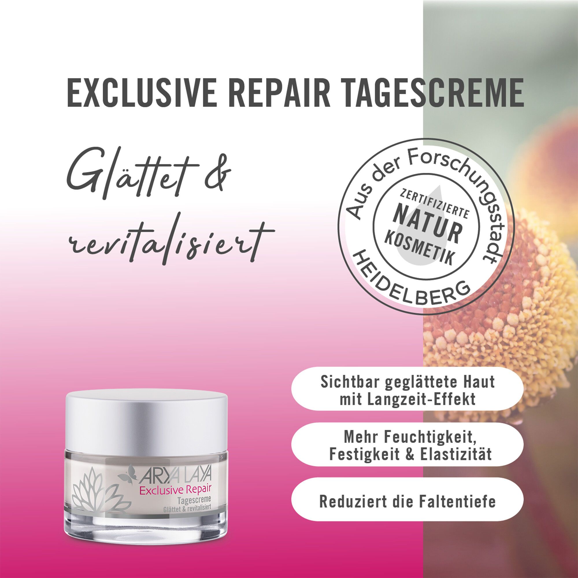Wirkweise ARYA LAYA Exclusive Repair Tagescreme