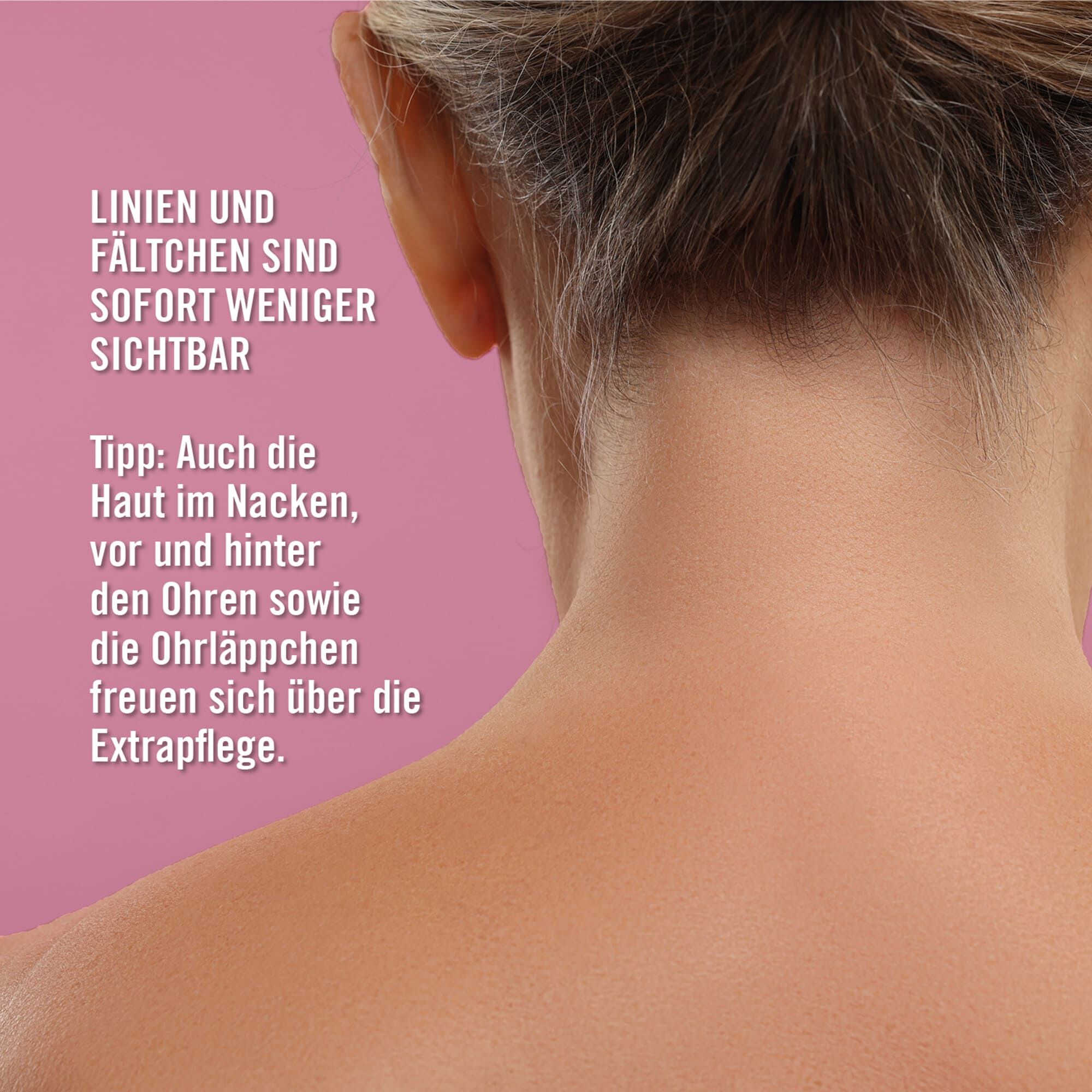 Linien und Fältchen sind sofort weniger sichtbar