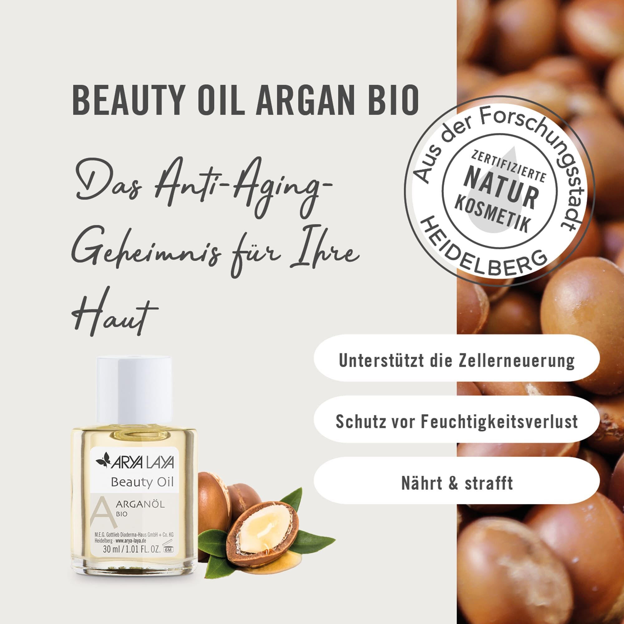 Wirkweise ARYA LAYA Beauty Oil Arganöl bio