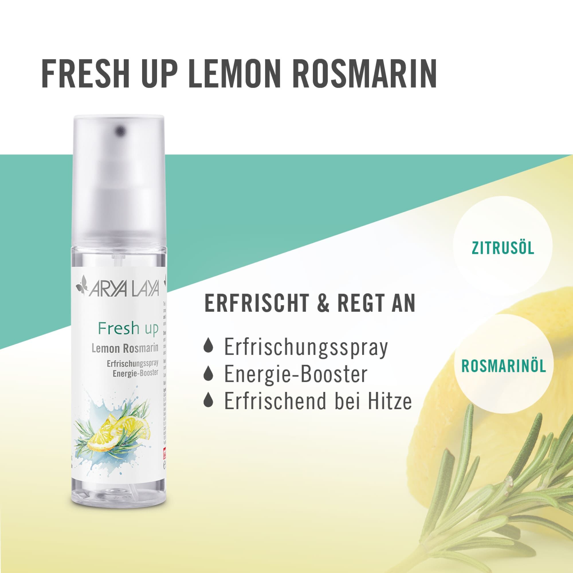 Wirkweise ARYA LAYA Fresh up Lemon Rosmarin