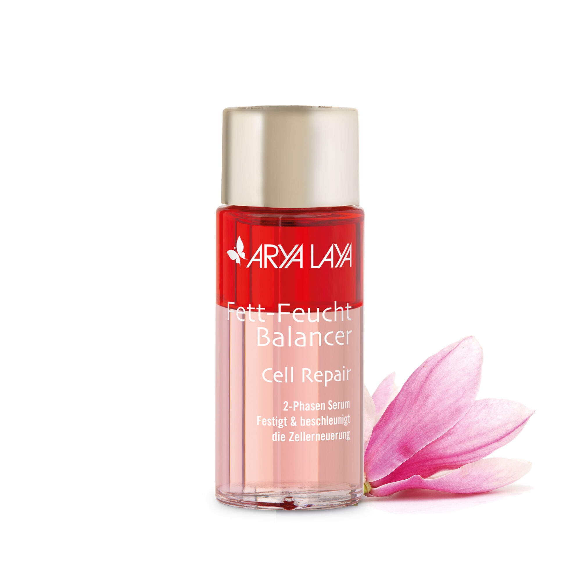 Glasflasche mit ARYA LAYA Fett-Feucht Balancer Cell Repair, 50 ml