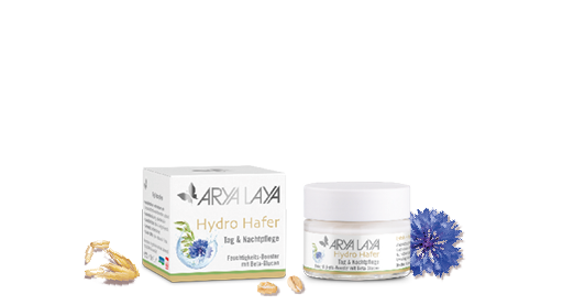 Produktübersicht der ARYA LAYA Pflegeserie Hydro Hafer