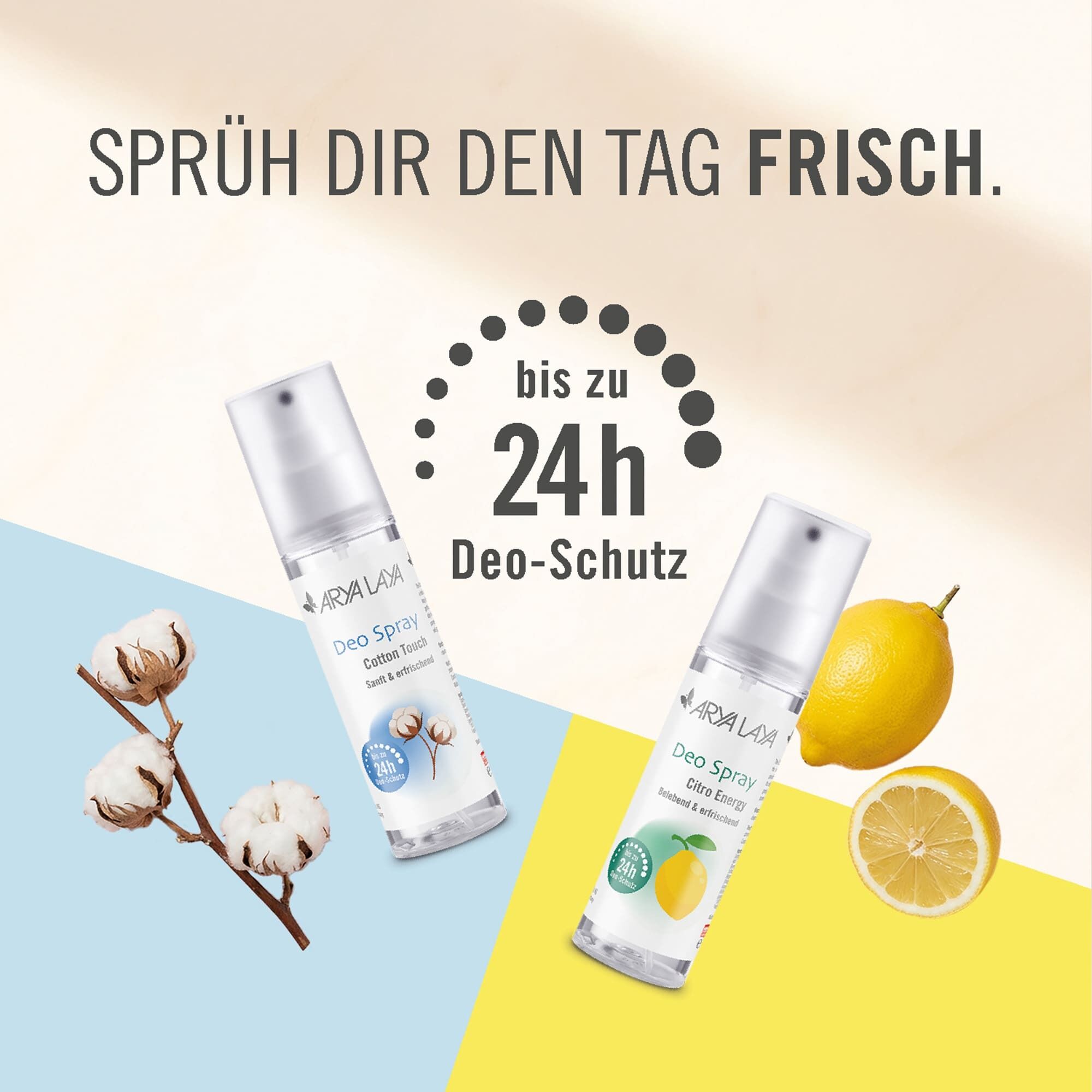 Bis zu 24h Deo-Schutz: Sprüh dir den Tag frisch