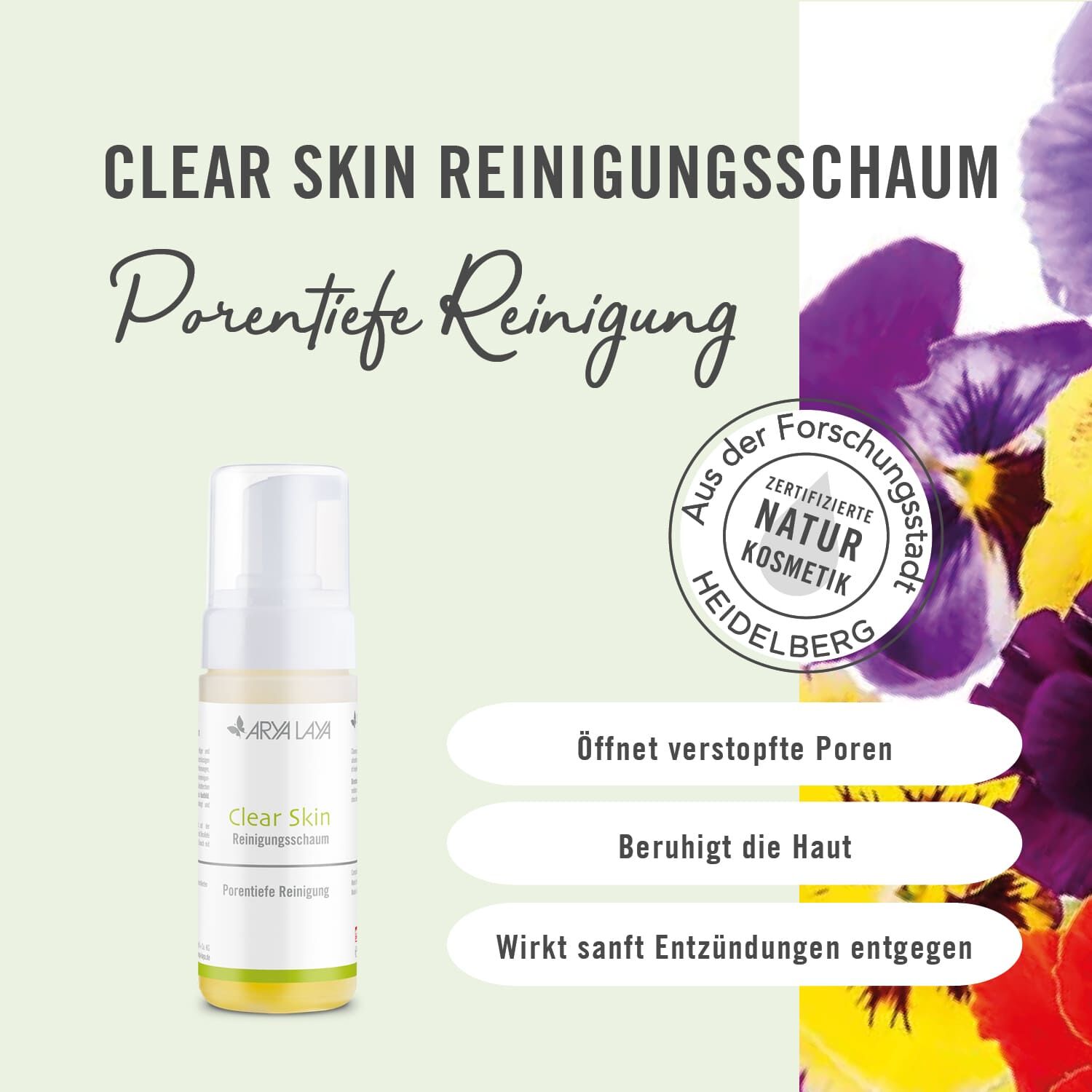 Wirkweise ARYA LAYA Clear Skin Reinigungsschaum