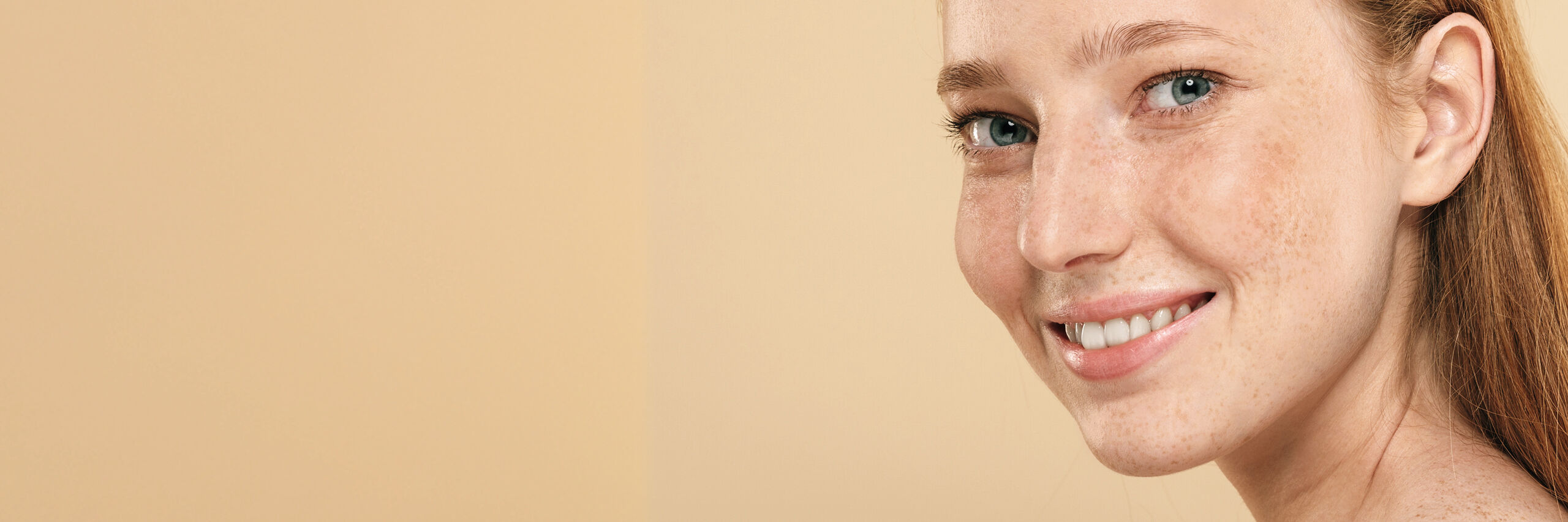 Frau mit sensibler Haut