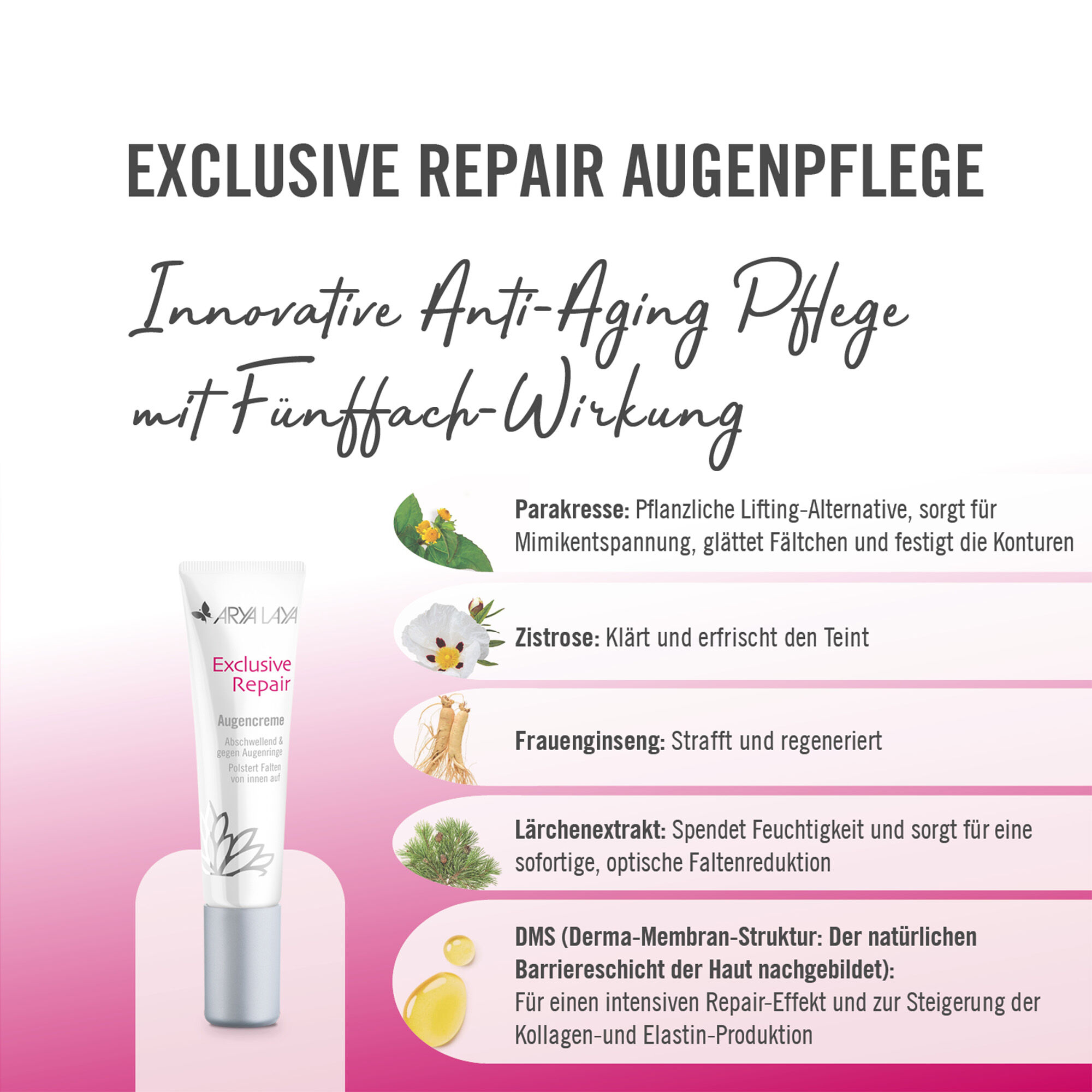 Innovative Anti-Aging Pflege mit Fünffach-Wirkung