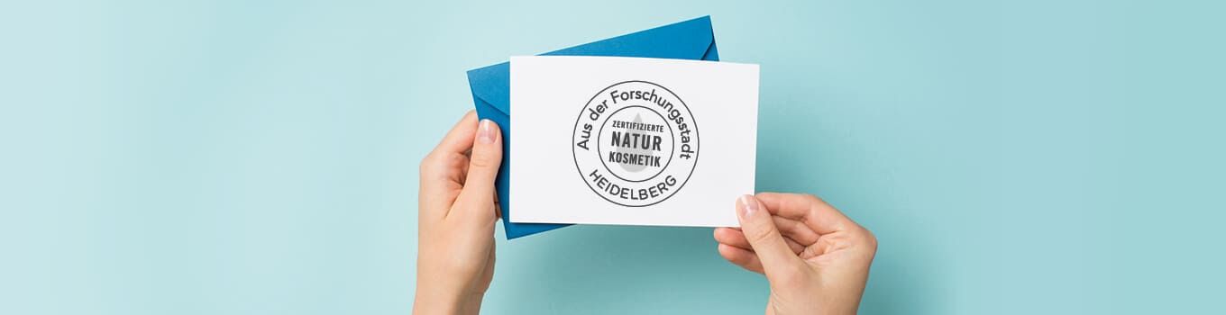Signet ausgezeichnete Naturkosmetik aus der Forschungsstadt Heidelberg