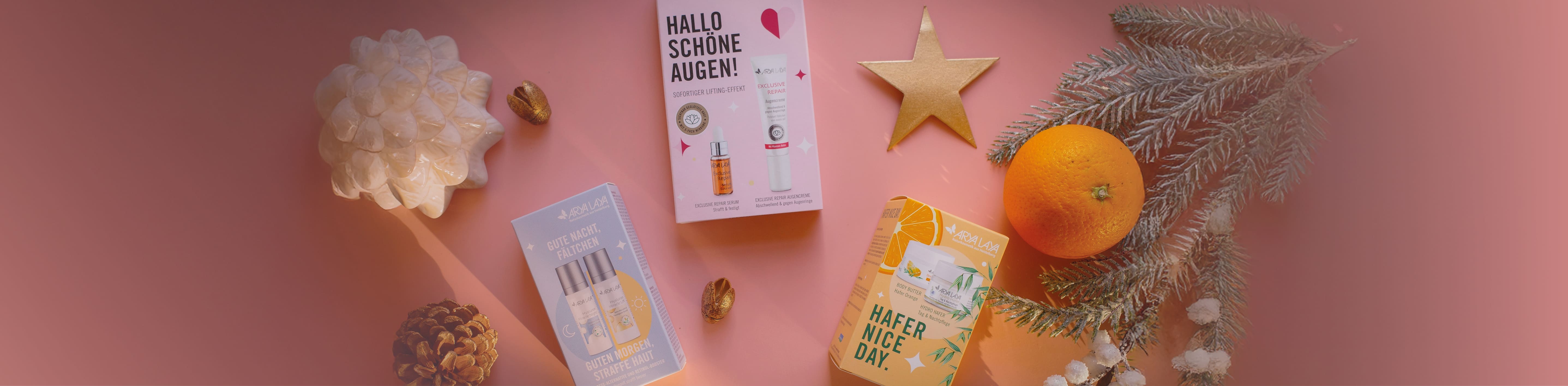 Header weihnachtliche Geschenkideen Geschenksets