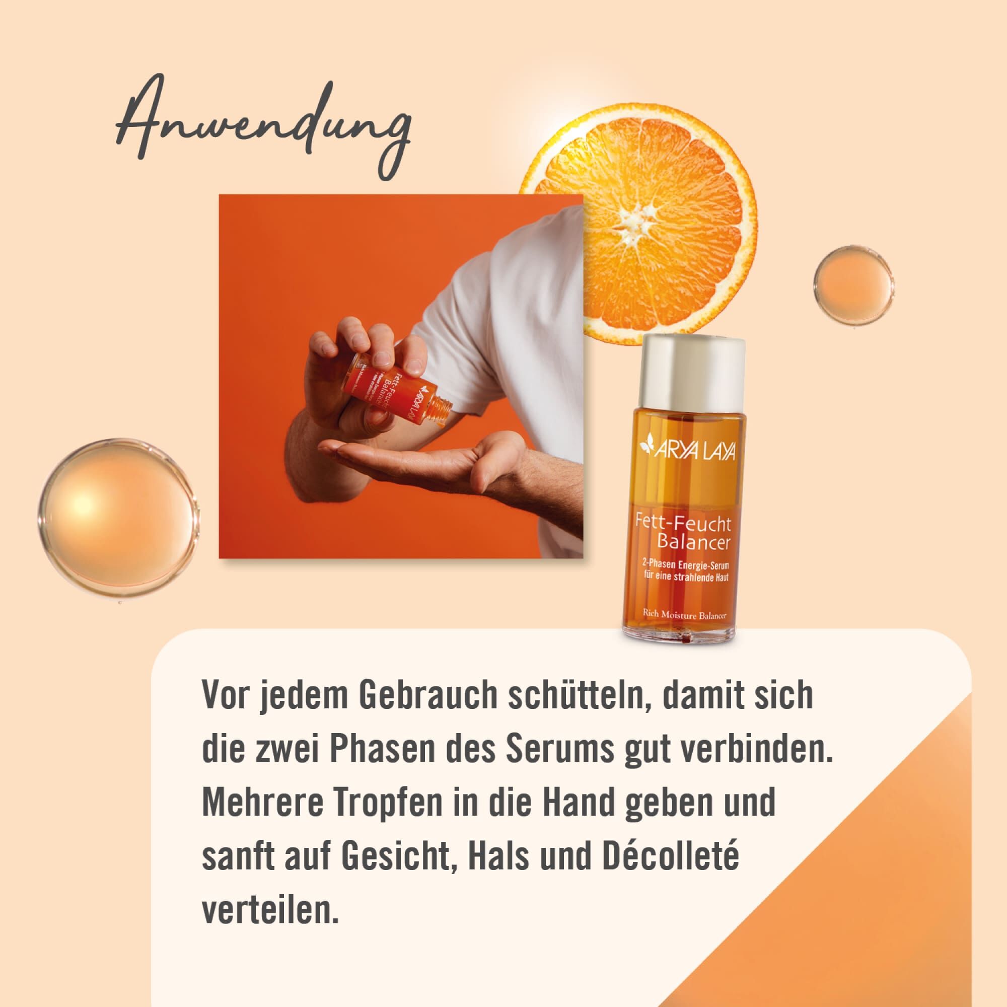Anwendung Wirkweise ARYA LAYA Fett-Feucht Balancer Klassiker