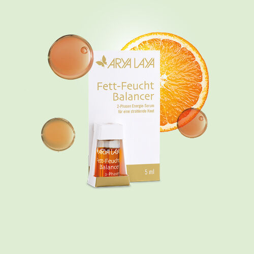 Fett-Feucht Balancer Klassiker in Probiergröße mit Organgenscheiben und Ölbläschen