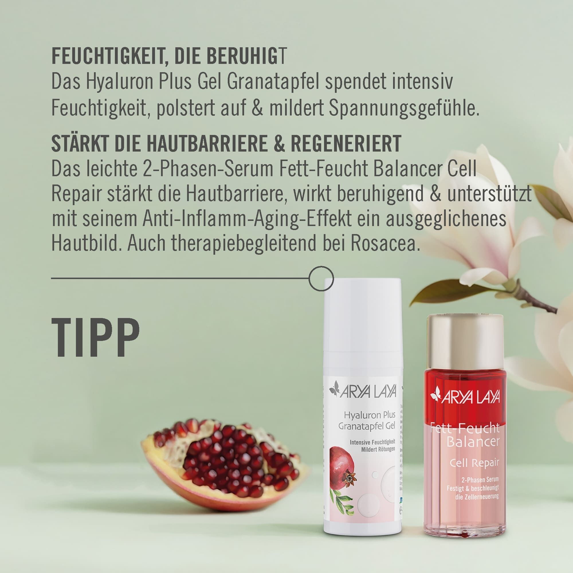 Tipp ARYA LAYA Anti-Rötungen Tag & Nachtpflege