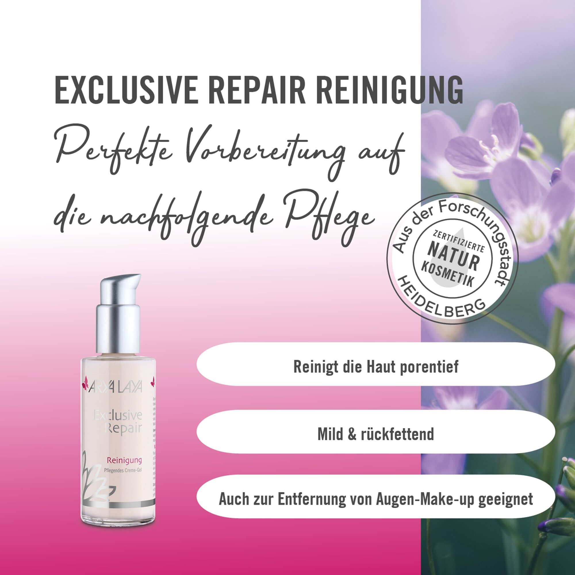 Wirkweise ARYA LAYA Exclusive Repair Reinigung
