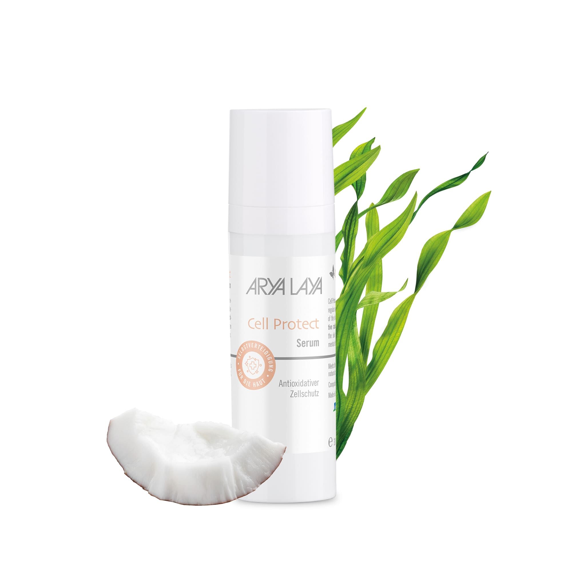 Airless-Spender mit ARYA LAYA Cell Protect Serum, 30 ml