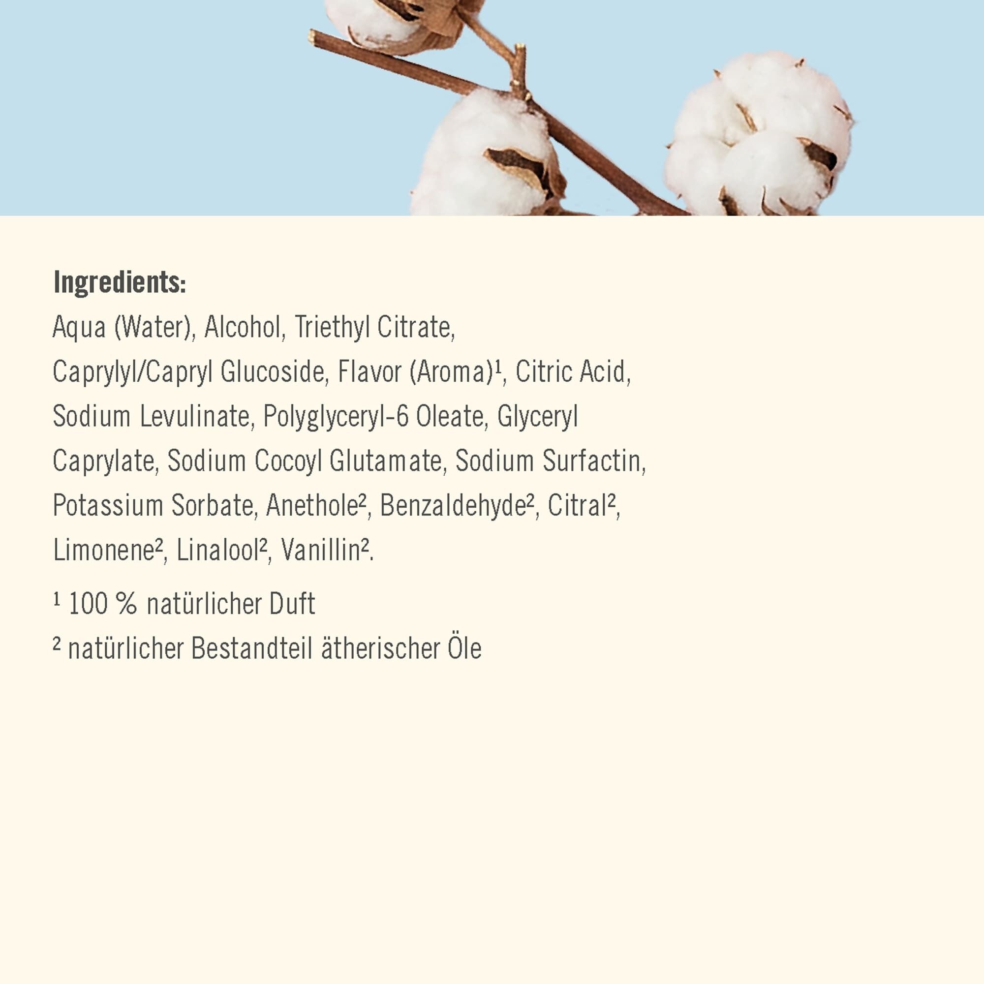 INCIs ARYA LAYA Deo-Spray Cotton Touch