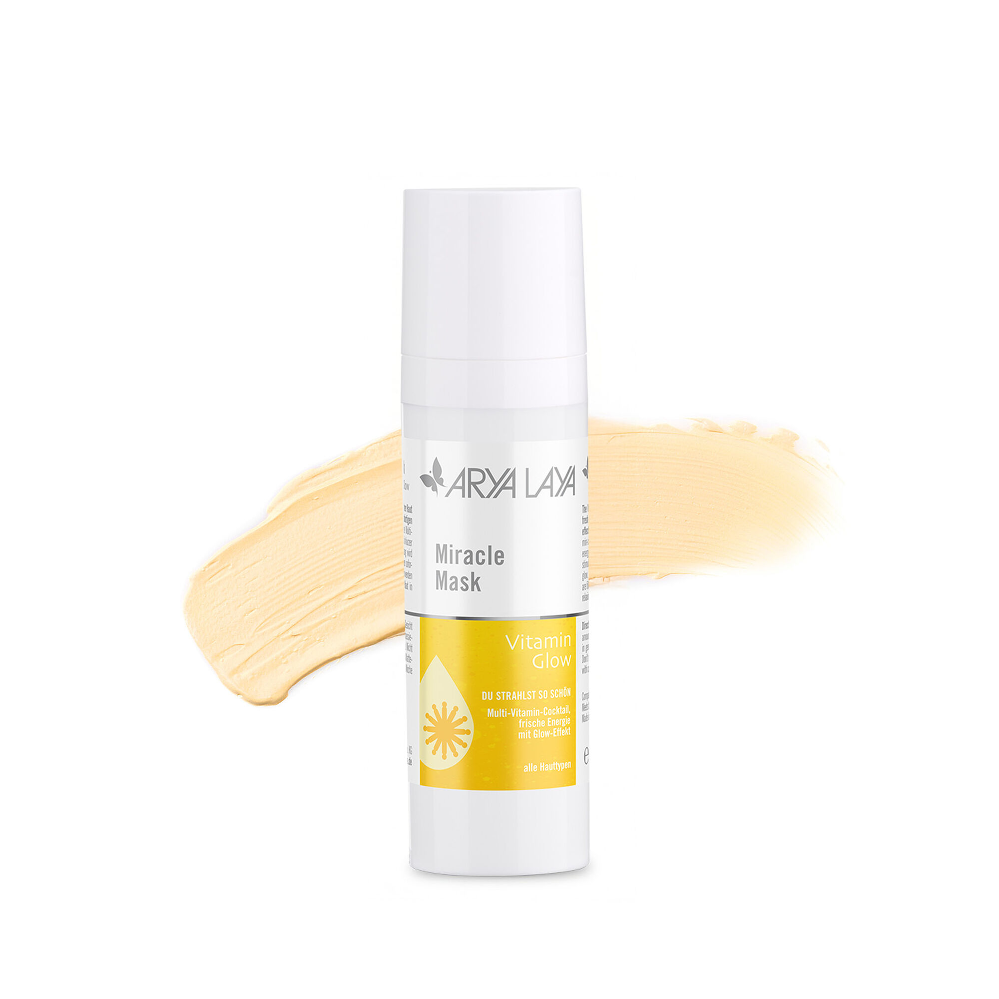 Airless-Spender mit ARYA LAYA Miracle Mask Vitamin Glow, 30 ml