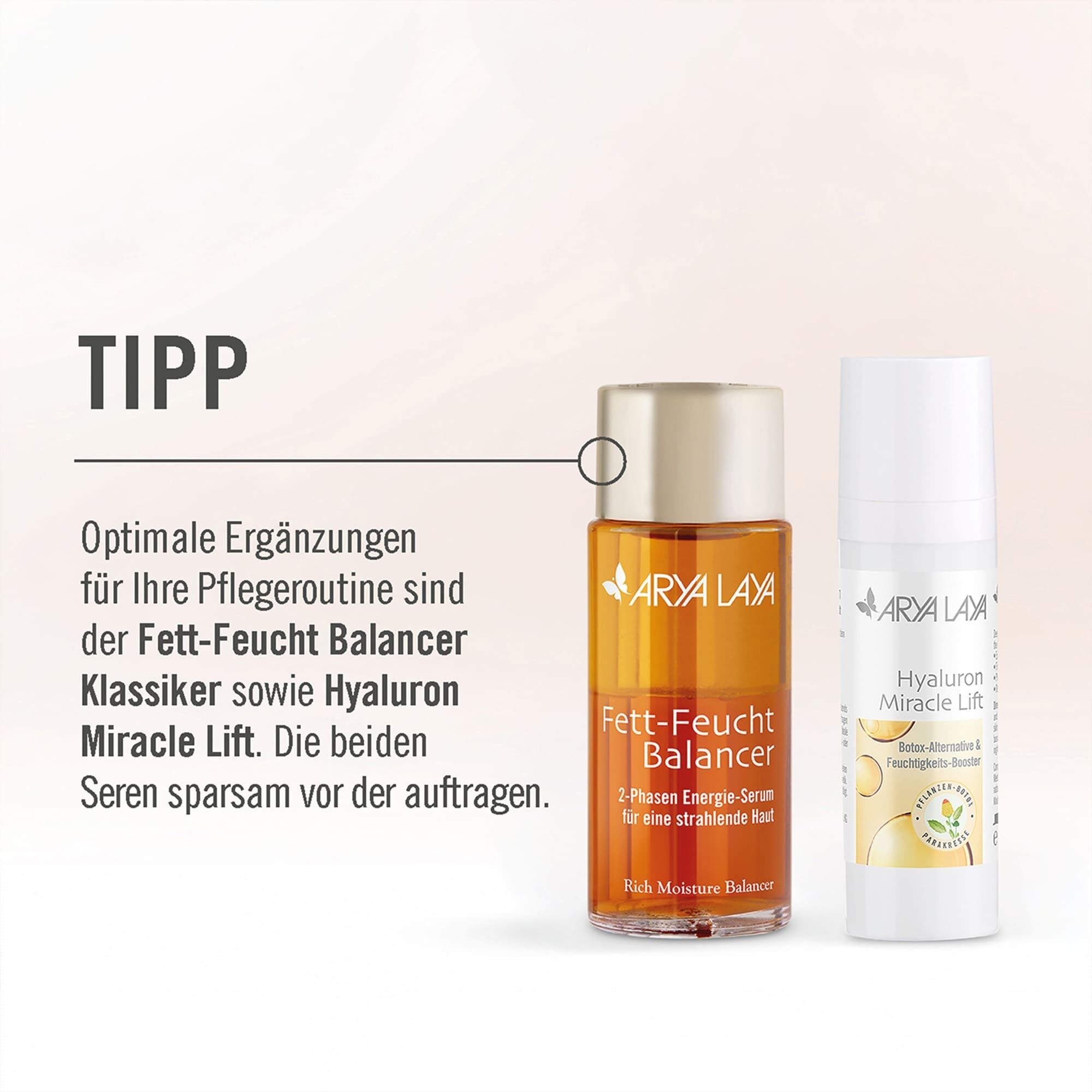Tipp ARYA LAYA Pfirsich Q10 Tag & Nachtpflege