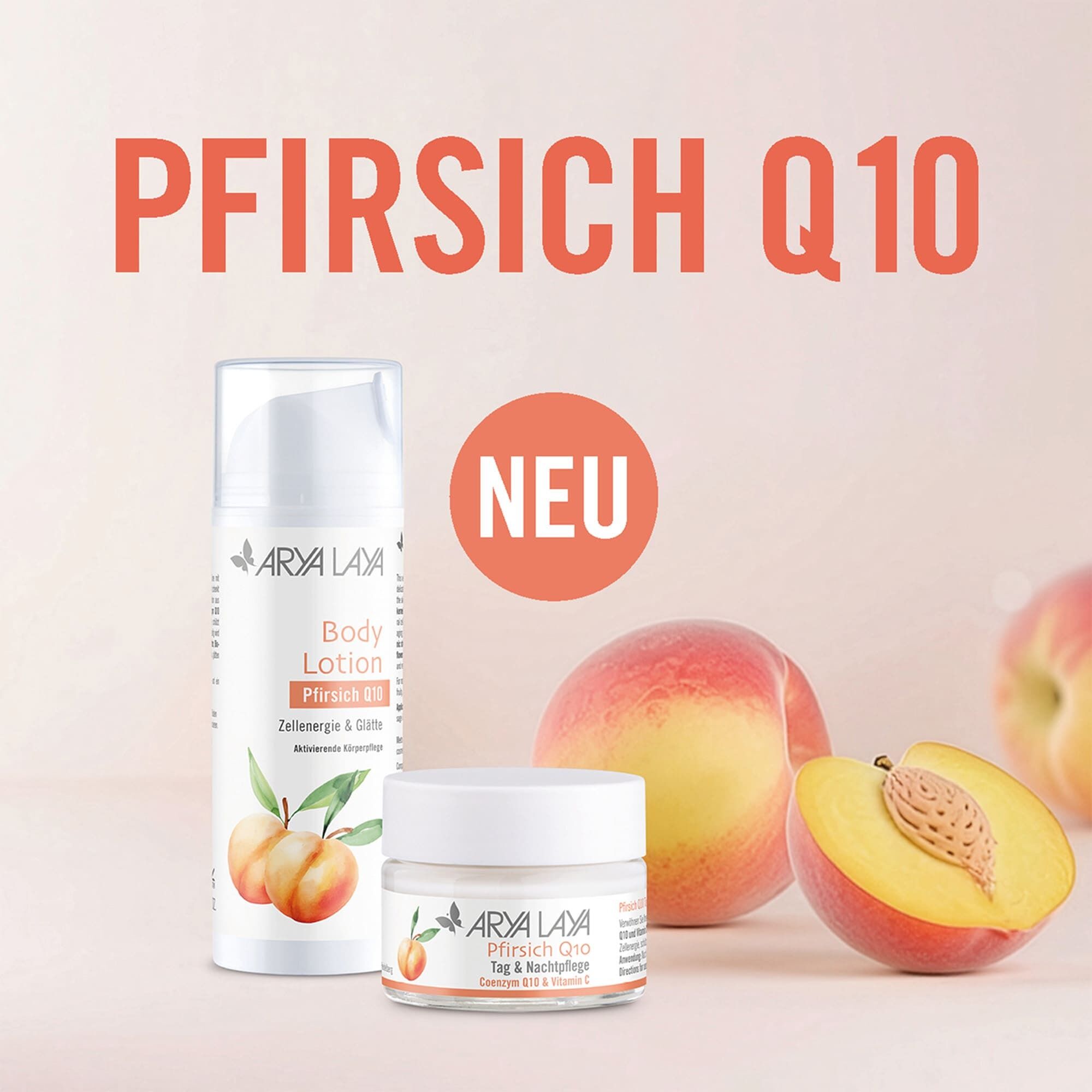 Pfirsich Q10 Pflegeserie