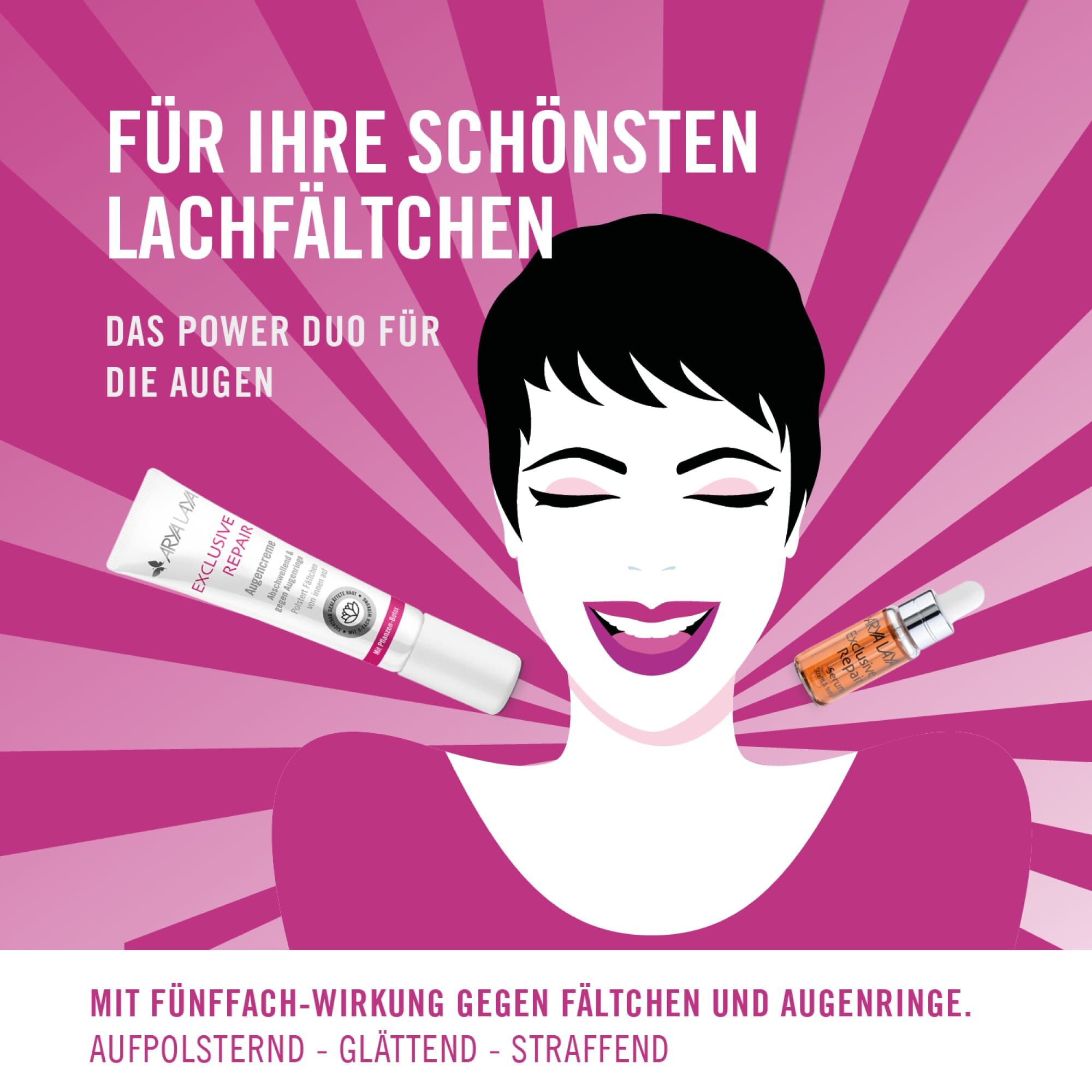 Für Ihre schönsten Lachfältchen: das Power-Duo für die Augen