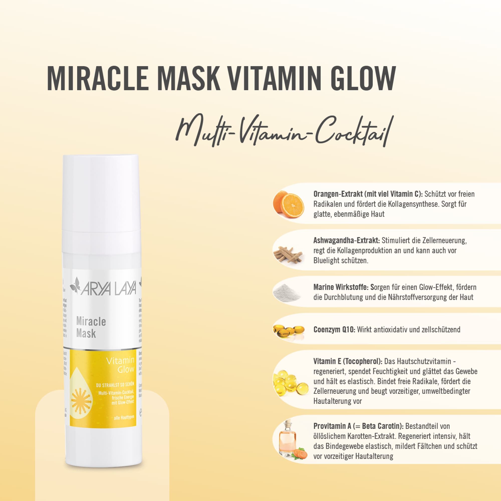 Mulit-Vitamin-Cocktail für die Haut