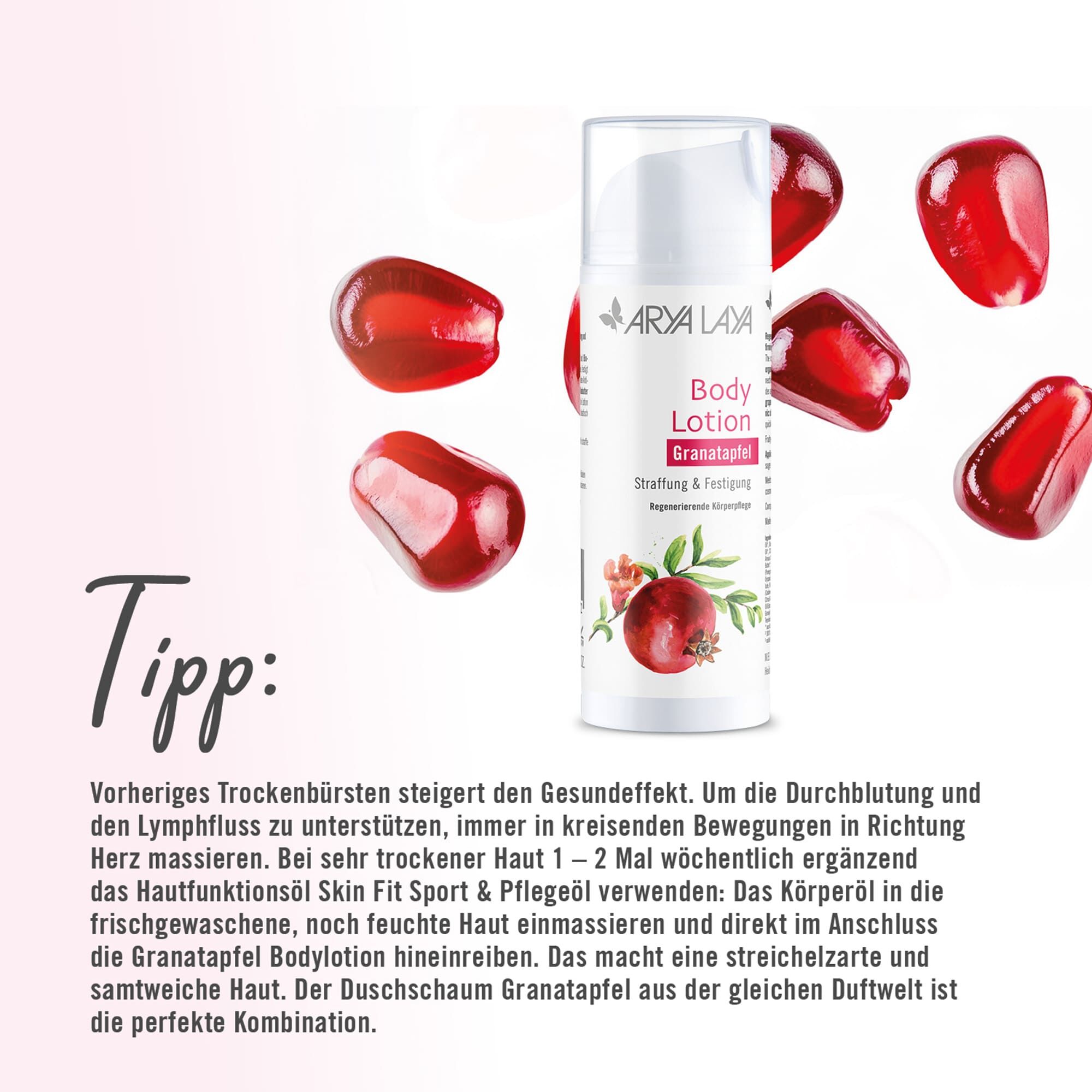 Tipp: Der Duschschaum aus der gleichen Duftwelt ist die perfekte Kombination