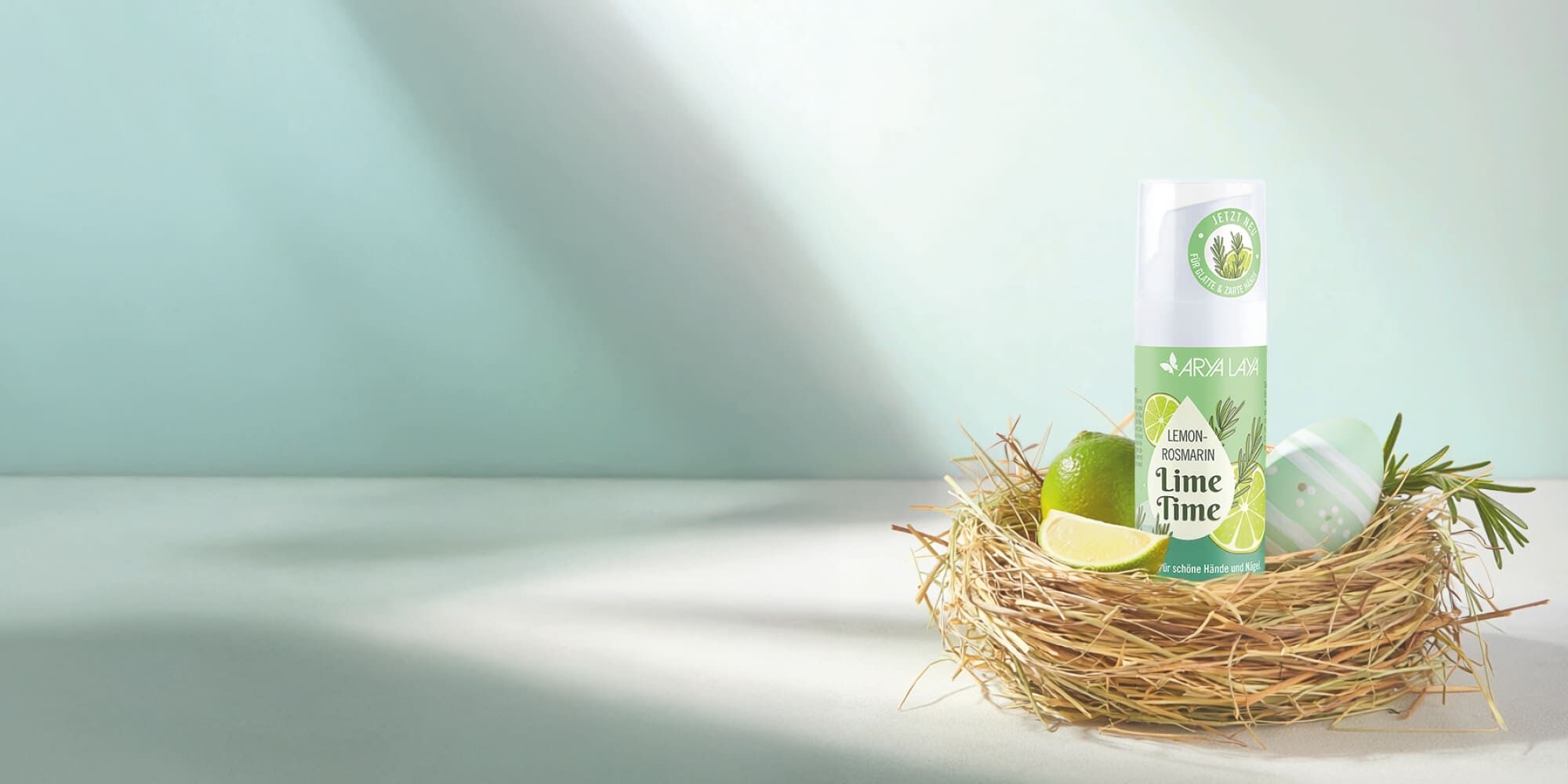 Osternest mit ARYA LAYA Lemon Rosmarin Handpflege