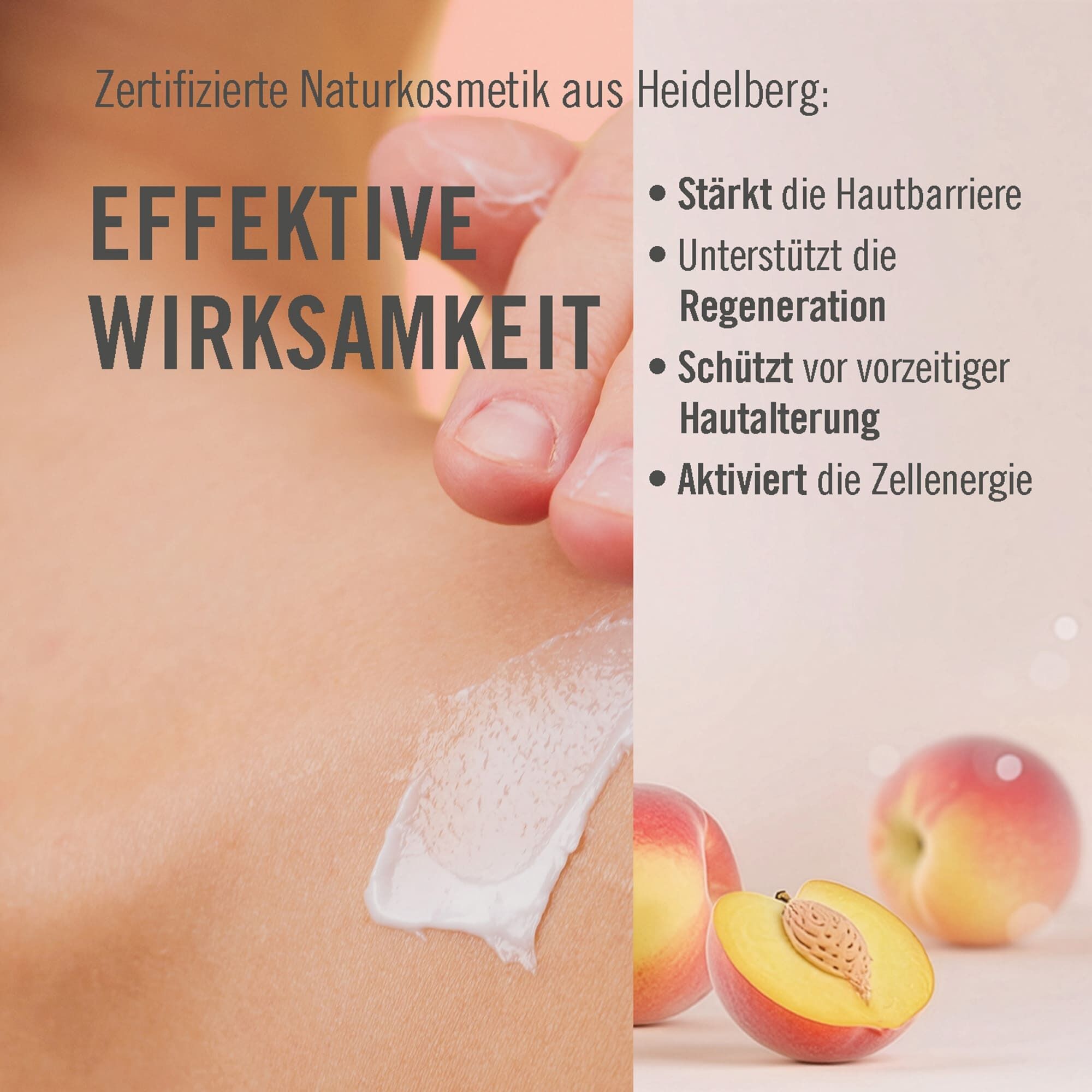 Effektive Wirksamkeit ARYA LAYA Pfirsich Q10 Body Lotion