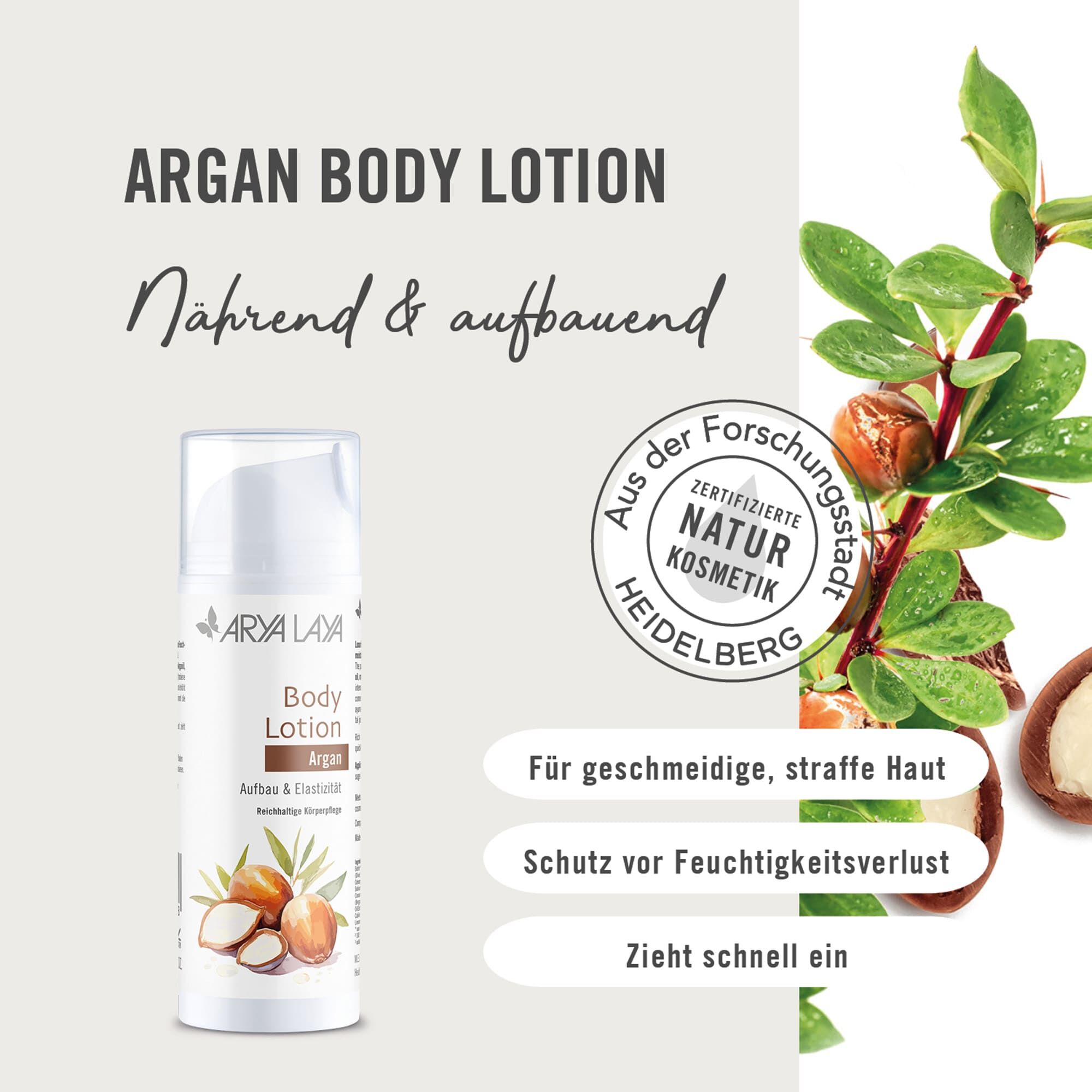 Wirkweise ARYA LAYA Body Lotion Argan