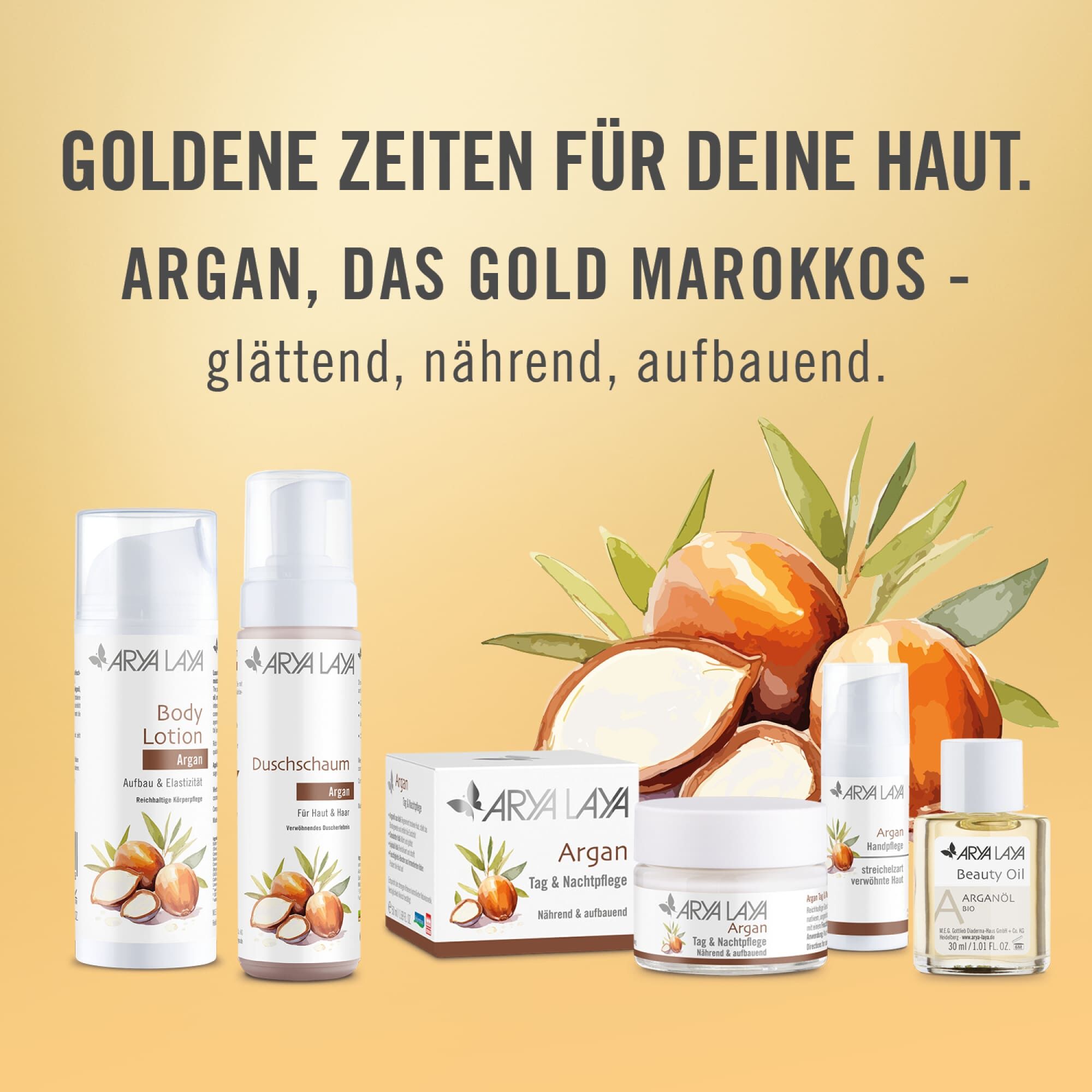Goldene Zeiten für Deine Haut. Argan, das Gold Marokkos: glättend, nährend, aufbauend