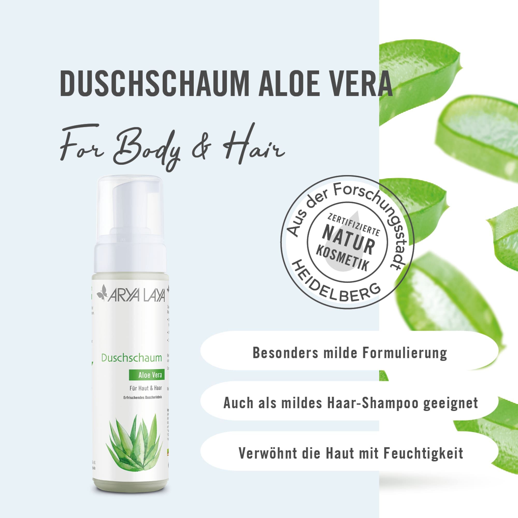 Wirkweise ARYA LAYA Duschschaum Aloe Vera
