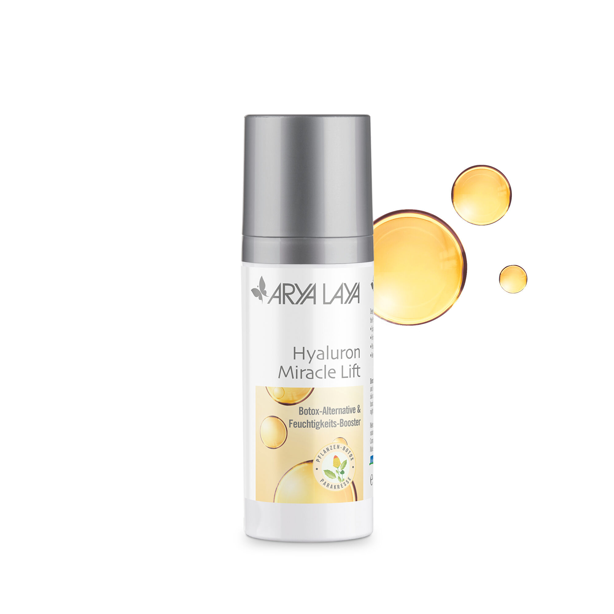 Airless-Spender mit ARYA LAYA Hyaluron Miracle Lift, 50 ml im neuen Design