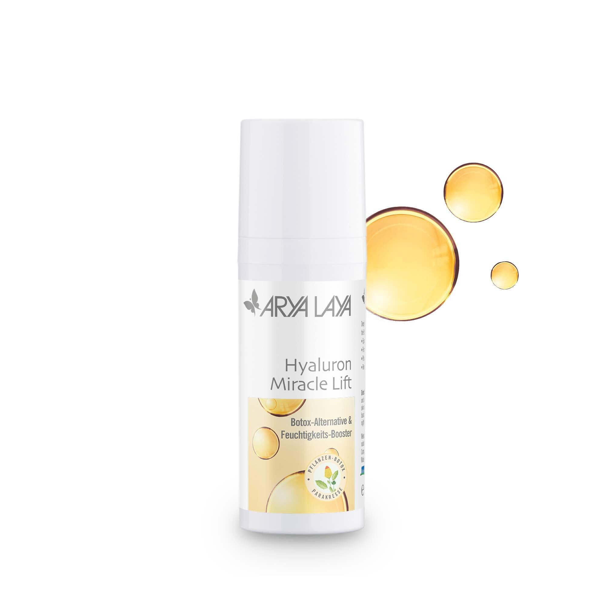 Airless-Spender mit ARYA LAYA Hyaluron Miracle Lift, 50 ml im neuen Design