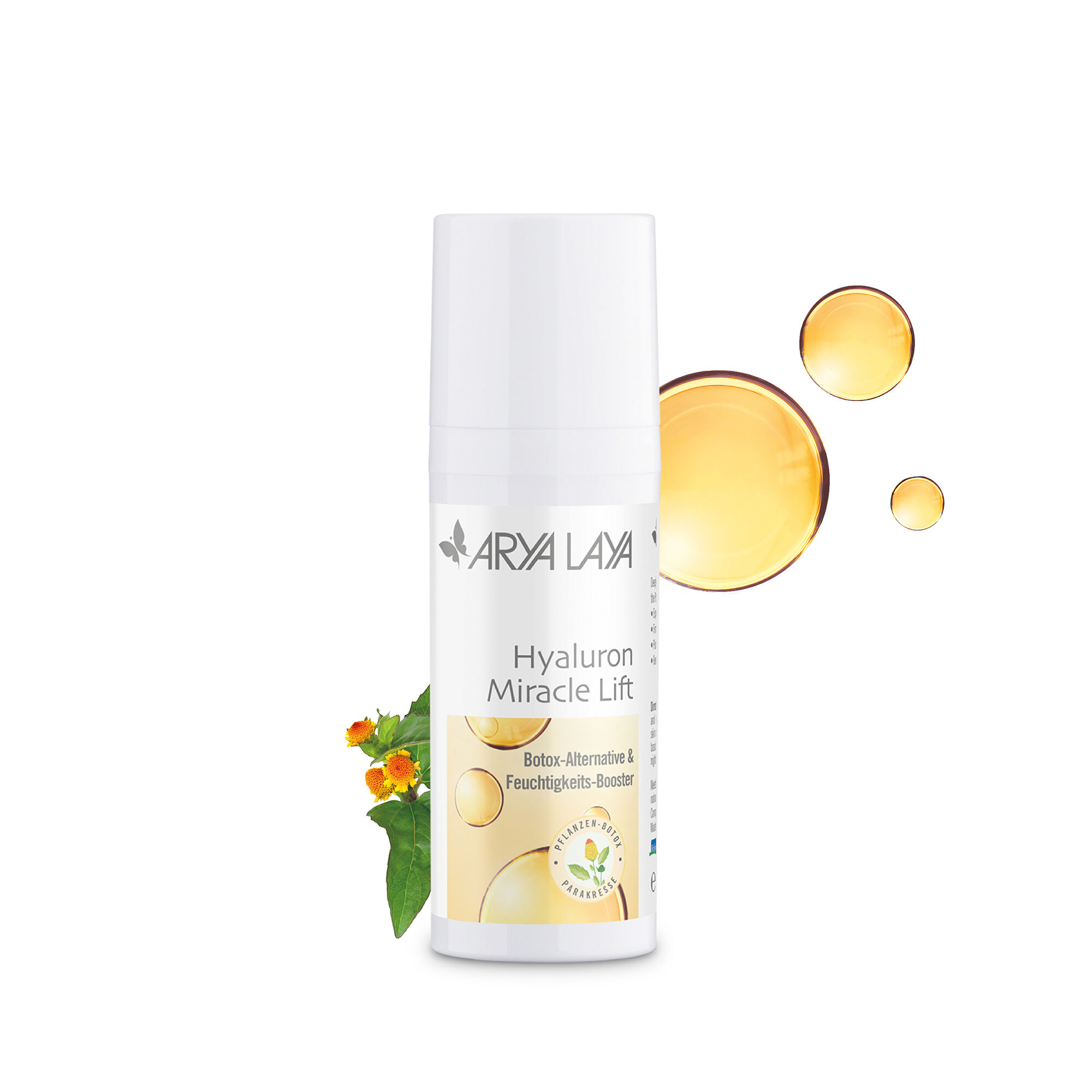 Airless-Spender mit ARYA LAYA Hyaluron Miracle Lift, 50 ml im neuen Design