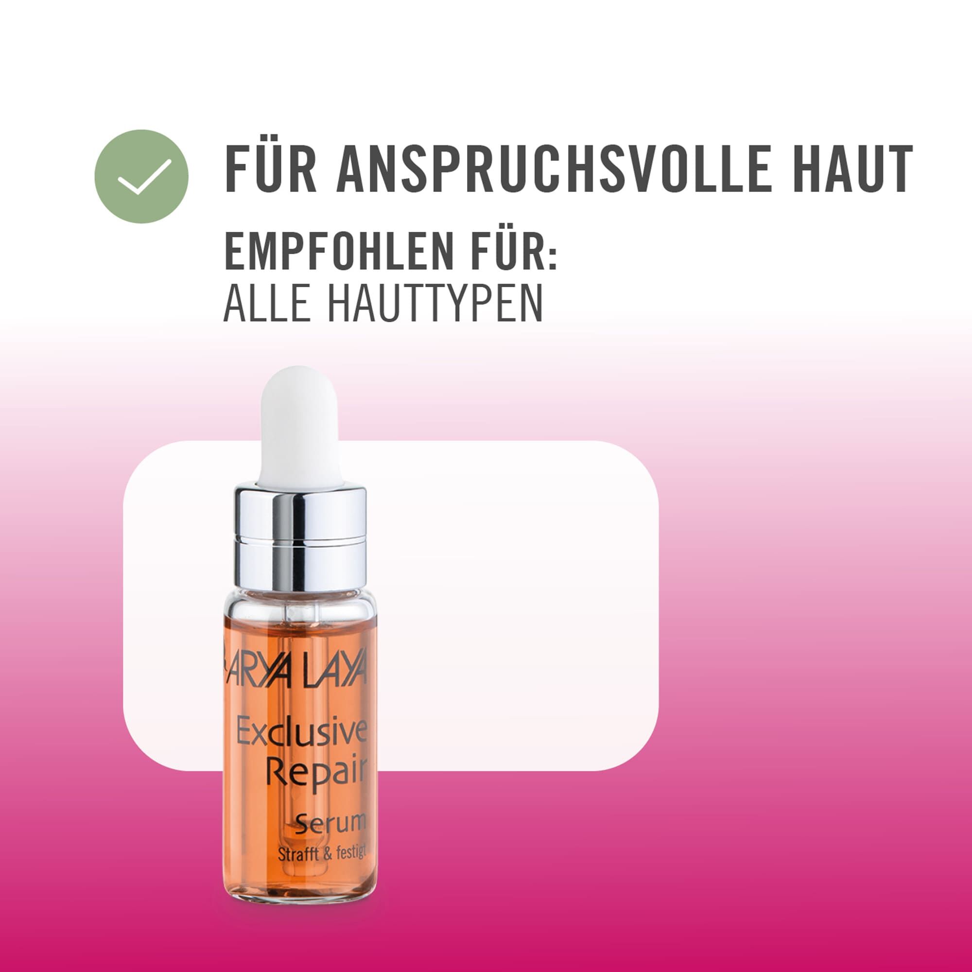 Für anspruchsvolle Haut - empfohlen für alle Hauttypen