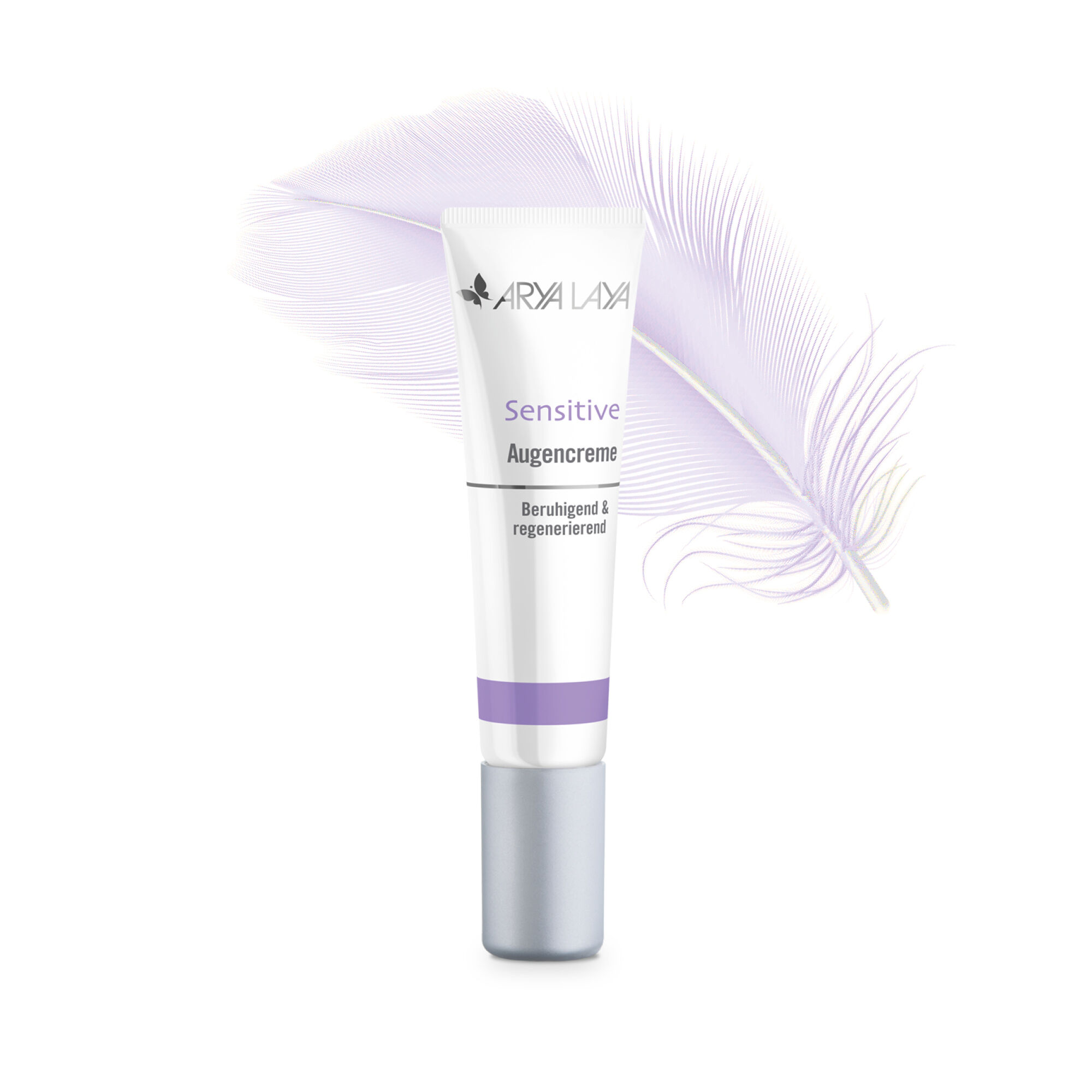 Tube mit ARYA LAYA Sensitive Augencreme, 15 ml