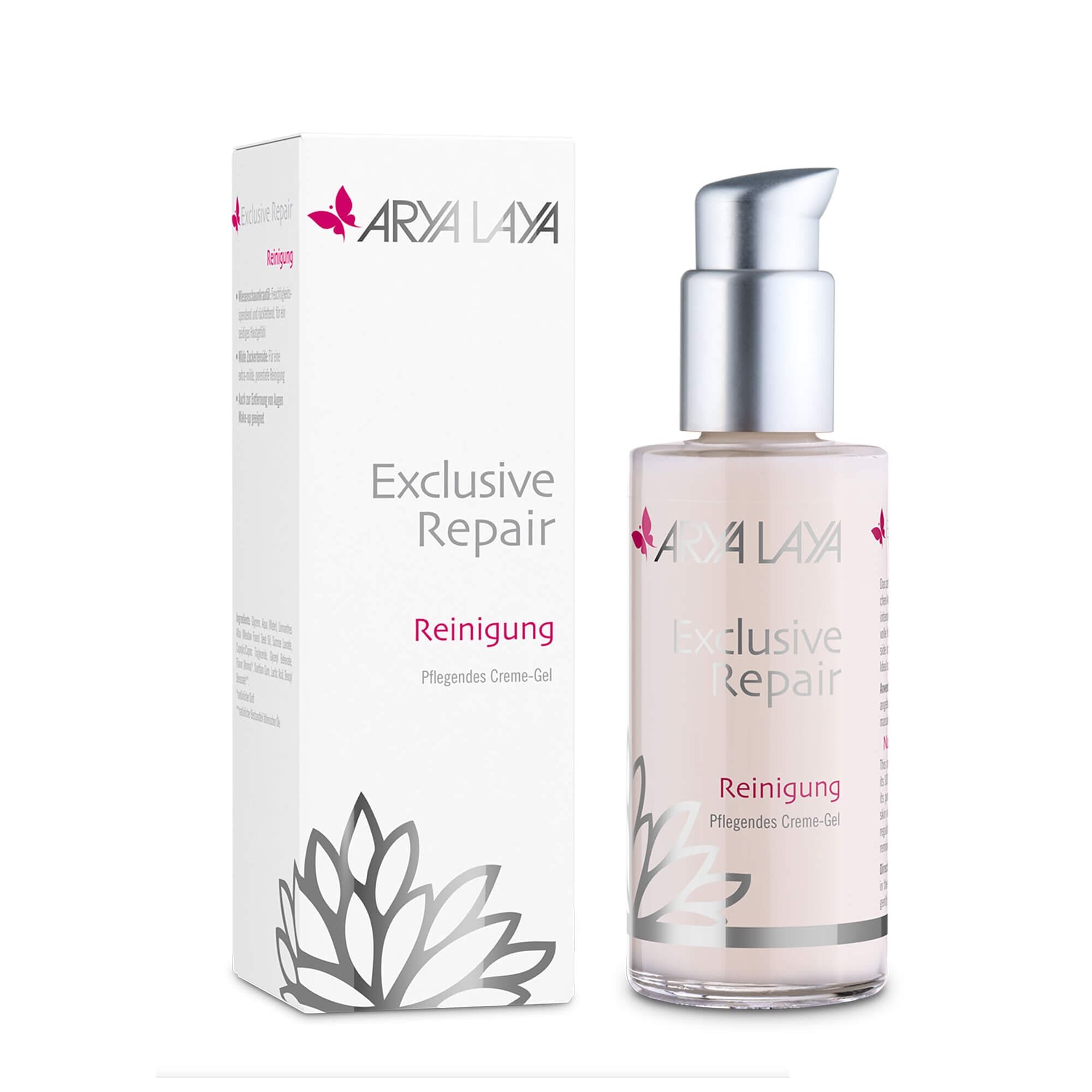 Glasspender und Faltschachtel mit ARYA LAYA Exclusive Repair Reinigung, 100 ml